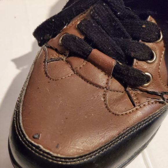 Gravity Defyer Comfort Fit Men's Shoes Sz 10 Brown Leather Sneakers Pls Read - Picture 11 of 13